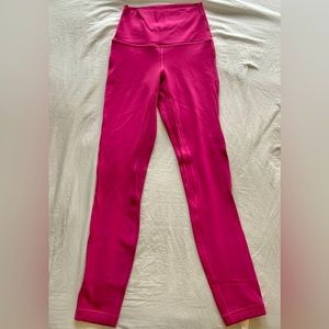 Pink Lululemon 25 Inch Align Leggings / Size 4